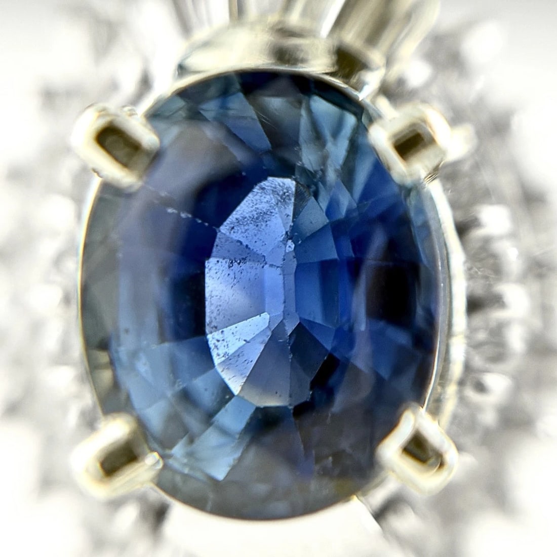 SAPPHIRE DESIGN RING PLATINUM - 2