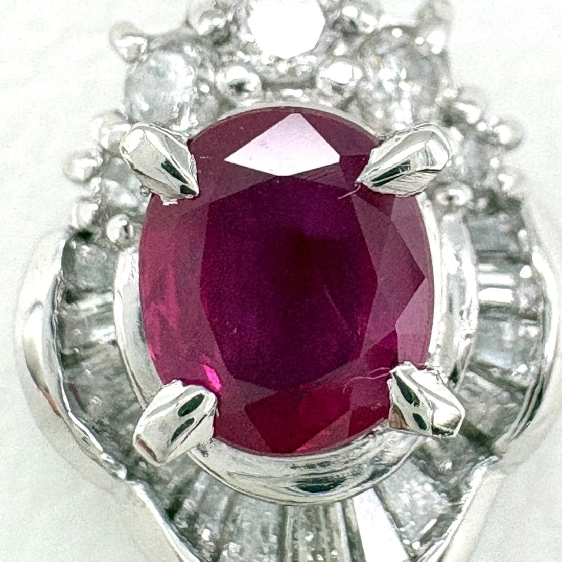 RUBY PENDANT HEAD PLATINUM - 2