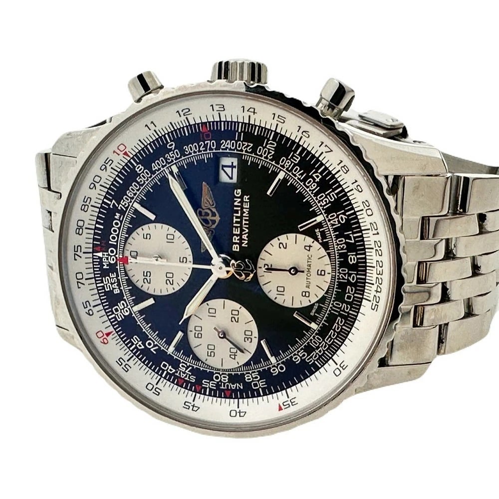 BREITLING WATCH OLD NAVITIMER AUTOMATIC CHRONOGRAPH WATCH - 2