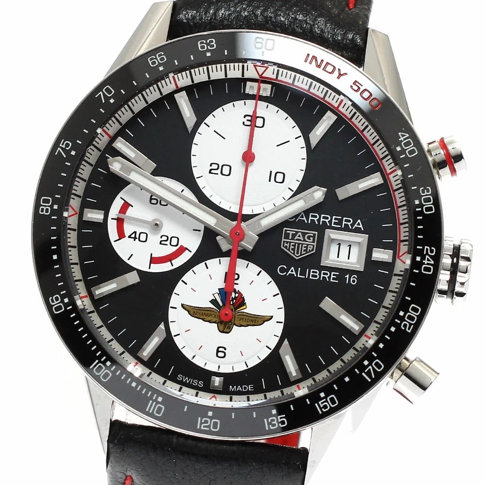TAG HEUER WATCH CARRERA CALIBER CHRONOGRAPH WATCH: Tag Heuer Watch Carrera Caliber Chronograph Watch Brand: TAG HEUER Type/Style: Wristwatch Material: SS Color: None Size: Case size: 41mm Wrist size: Approx. 20cm Accessories: None Accessories Notice: