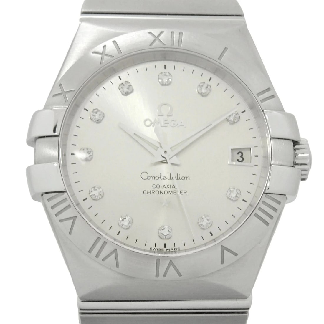 OMEGA WATCH CONSTELLATION CO-AXIAL AUTOMATIC WATCH: Omega Watch Constellation Co-Axial Automatic Watch Brand: OMEGA Type/Style: Wristwatch Material: SS Color: SILVER Size: Case size: 35mm Wrist size: 19.5cm Accessories: None Accessories Not