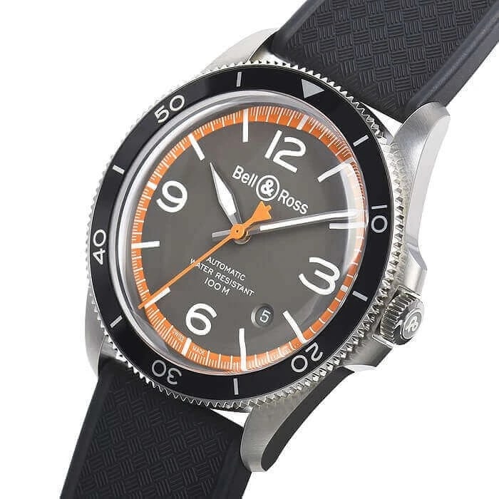 BELL&ROSS WATCH BR AUTOMATIC WATCH: Bell&Ross Watch Br Automatic Watch Brand: BELL&ROSS Type/Style: Wristwatch Material: SS Color: GRAY/ORANGE Size: Case size: 41mm Accessories: None Accessories Notice: When purchasing pre-o