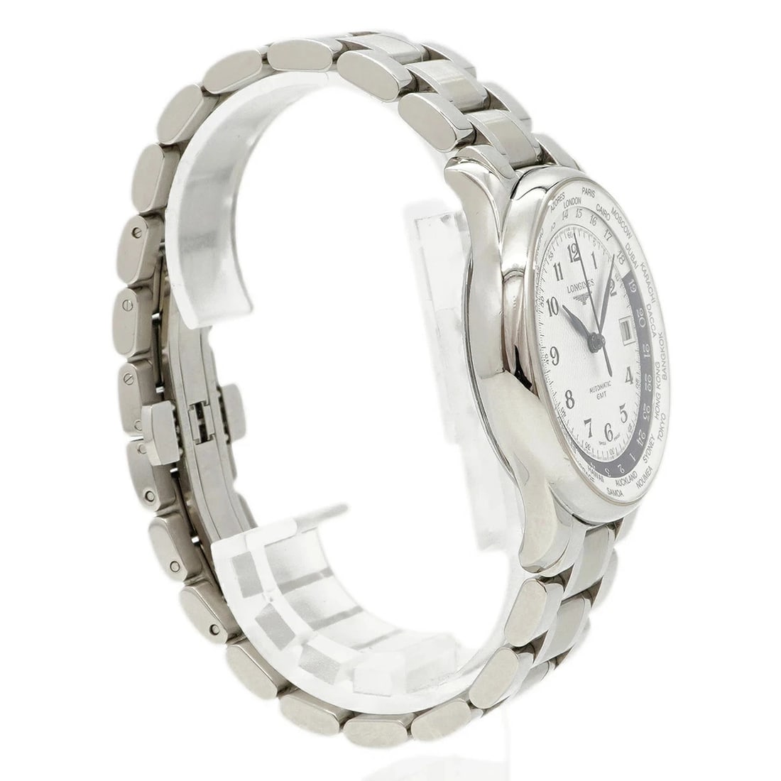 LONGINES WATCH MASTER COLLECTION AUTOMATIC DATE SILVER DIAL WATCH - 3