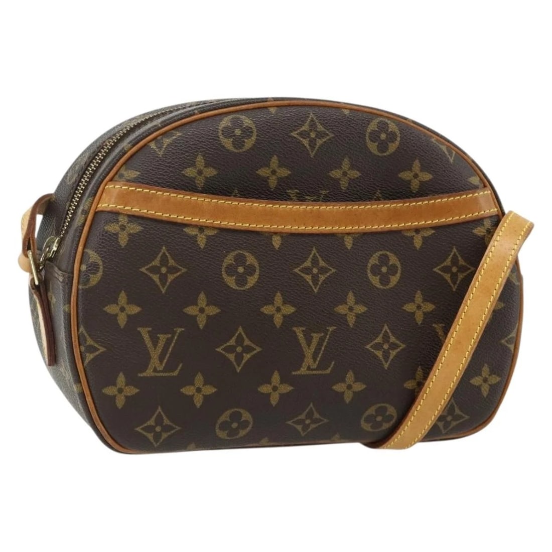 LOUIS VUITTON MONOGRAM BLOIS SHOULDER BAG: LOUIS VUITTON Monogram Blois Shoulder Bag Brand: LOUIS VUITTON Type/Style: Shoulder Bag Material: Monogram Canvas Color: Monogram Size: Size(Inch)W9.8 x H7.5 x D4.3inch(Approx) Accessories: None