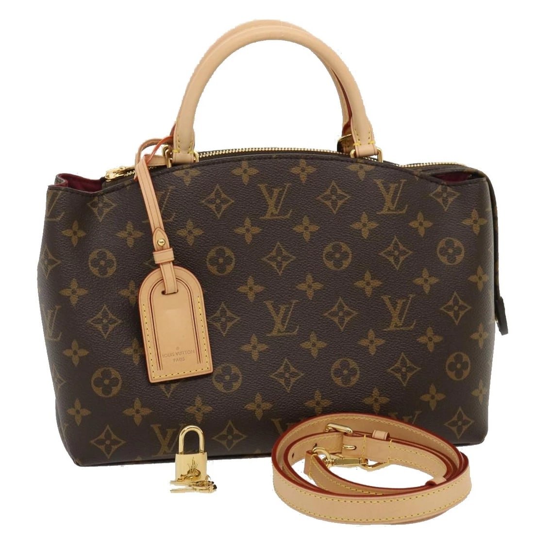 LOUIS VUITTON MONOGRAM PETIT PALAIS PM HAND BAG: LOUIS VUITTON Monogram Petit Palais PM Hand Bag Brand: LOUIS VUITTON Type/Style: Hand Bag Material: Monogram Canvas Color: Monogram Size: Size(Inch)W11.4 x H7.1 x D4.9inch(Approx) Accessories: Non