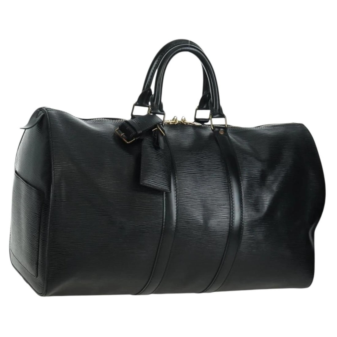 LOUIS VUITTON EPI KEEPALL 45 BOSTON BAG BLACK (1 of 6)