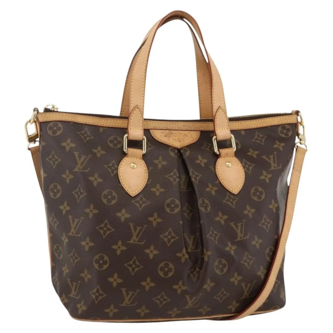 LOUIS VUITTON MONOGRAM PALERMO PM TOTE BAG: LOUIS VUITTON Monogram Palermo PM Tote Bag Brand: LOUIS VUITTON Type/Style: Tote Bag Material: Monogram Canvas Color: Monogram Size: Size(Inch)W14.6 x H9.8 x D6.7inch(Approx) Accessories: None