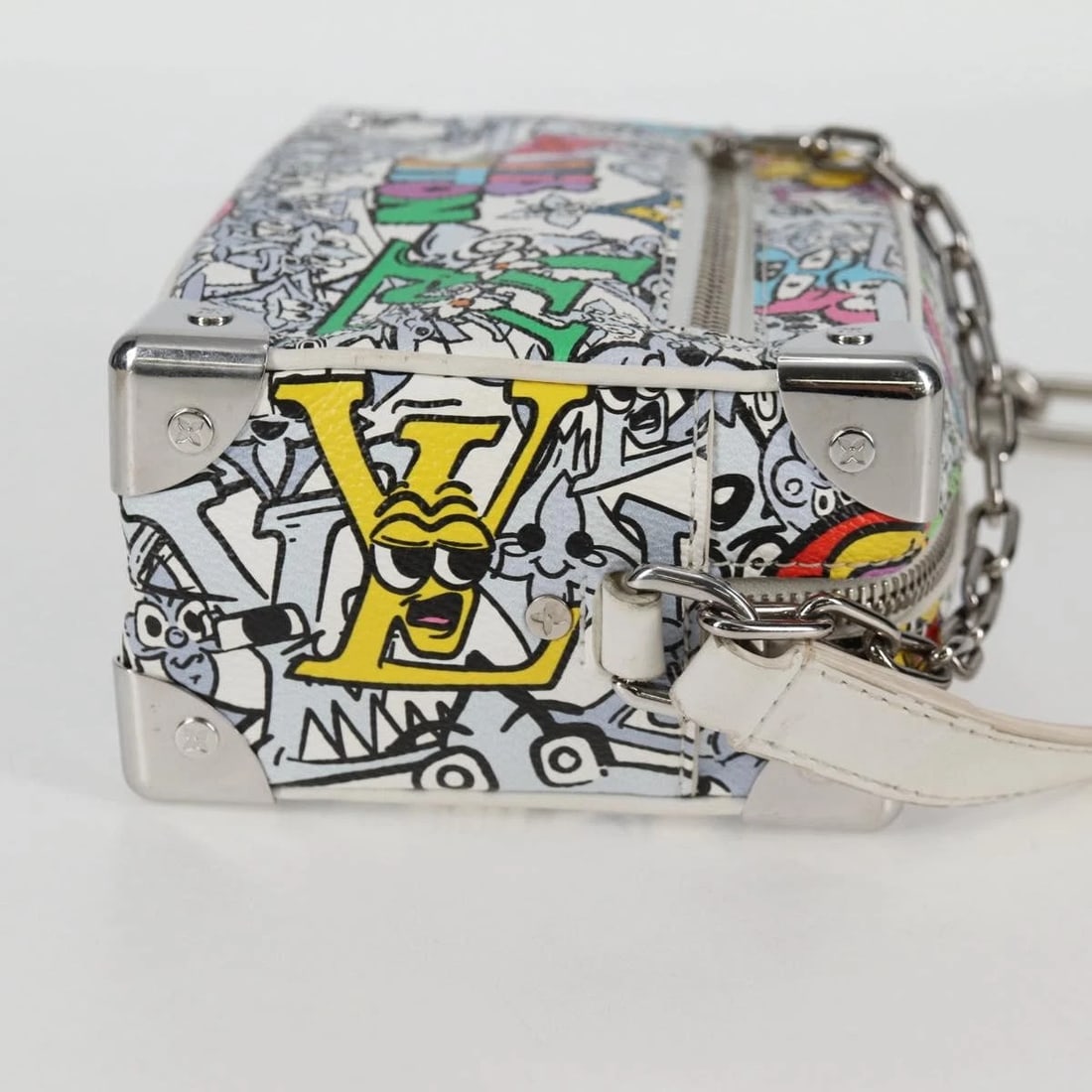 LOUIS VUITTON MONOGRAM COMICS MINI SOFT TRUNK BAG - 4