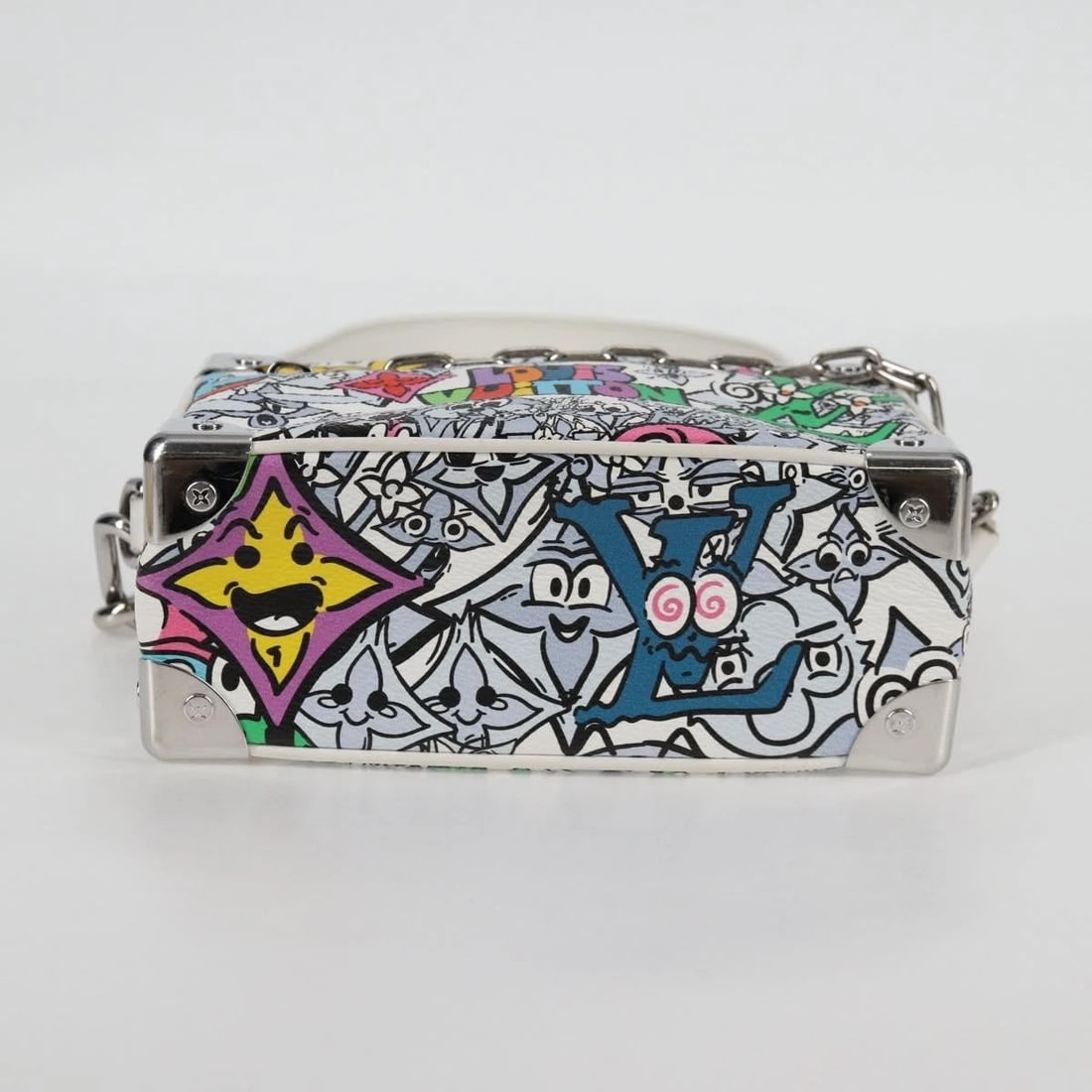 LOUIS VUITTON MONOGRAM COMICS MINI SOFT TRUNK BAG - 5
