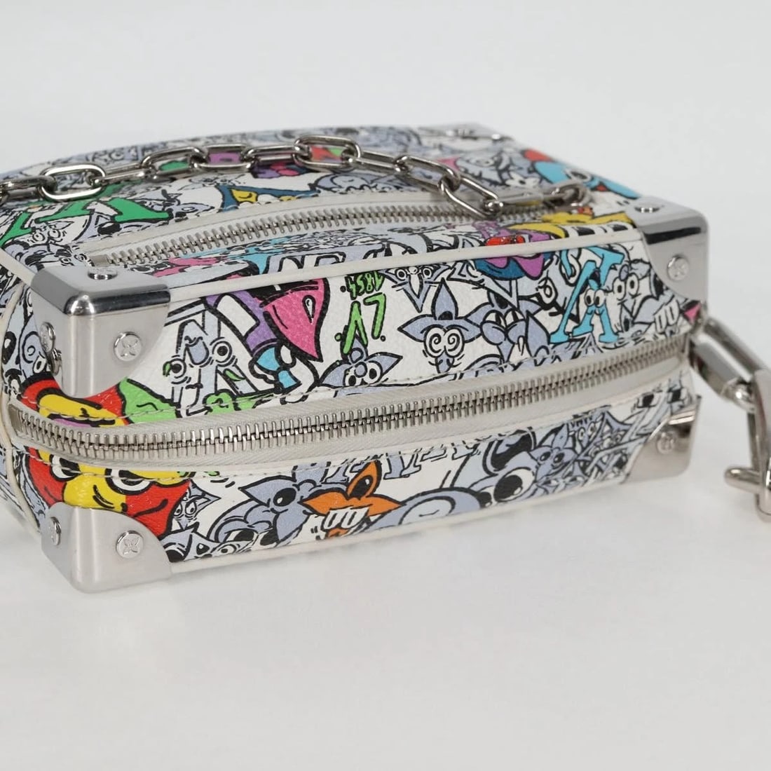 LOUIS VUITTON MONOGRAM COMICS MINI SOFT TRUNK BAG - 6