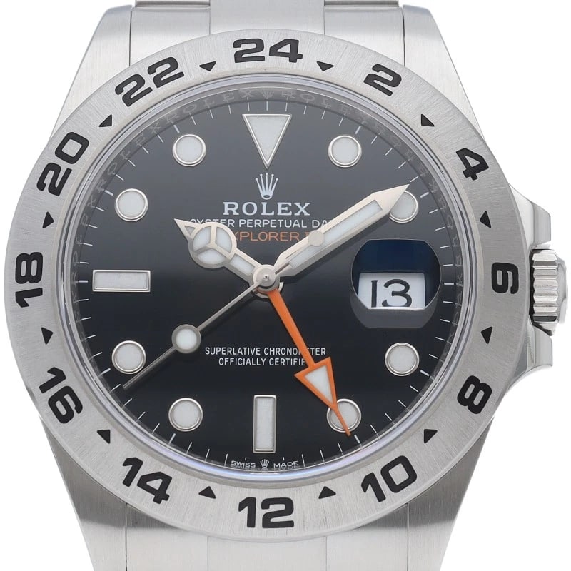 ROLEX WATCH STAINLESS STEEL WATCH: ROLEX Watch Stainless Steel watch Brand: ROLEX Type/Style: Wristwatch Material: Stainless Steel Color: black Size: Case Diameter(H):About 1.7 inch Case Diameter(W):About 1.7 inch Wrist size:About 7.7 