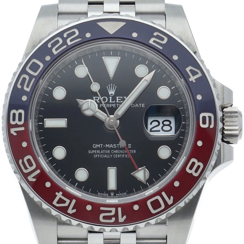 ROLEX WATCH STAINLESS STEEL BLACK WATCH: ROLEX Watch Stainless Steel black watch Brand: ROLEX Type/Style: Wristwatch Material: Stainless Steel Color: black Size: Case Diameter(H):About 1.6 inch Case Diameter(W):About 1.6 inch Wrist size:Abou