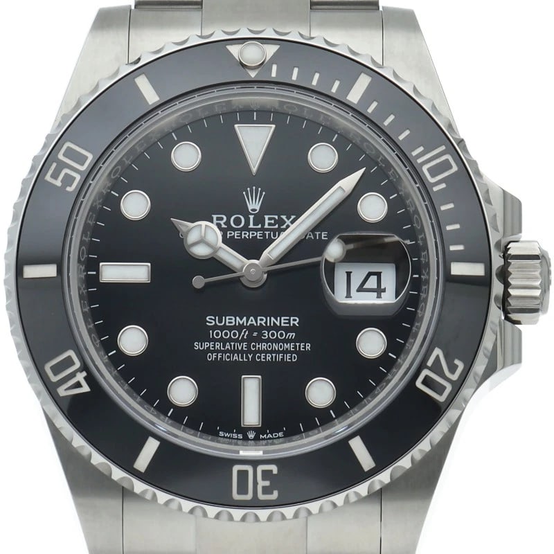 ROLEX WATCH STAINLESS STEEL BLACK WATCH: ROLEX Watch Stainless Steel black watch Brand: ROLEX Type/Style: Wristwatch Material: Stainless Steel Color: black Size: Case Diameter(H):About 1.6 inch Case Diameter(W):About 1.6 inch Wrist size:Abou
