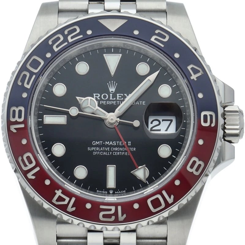 ROLEX WATCH STAINLESS STEEL BLACK WATCH: ROLEX Watch Stainless Steel black watch Brand: ROLEX Type/Style: Wristwatch Material: Stainless Steel Color: black Size: Case Diameter(H):About 1.6 inch Case Diameter(W):About 1.6 inch Wrist size:Abou