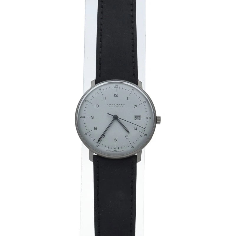 JUNGHANS WATCH TI/LEATHER WATCH - 2