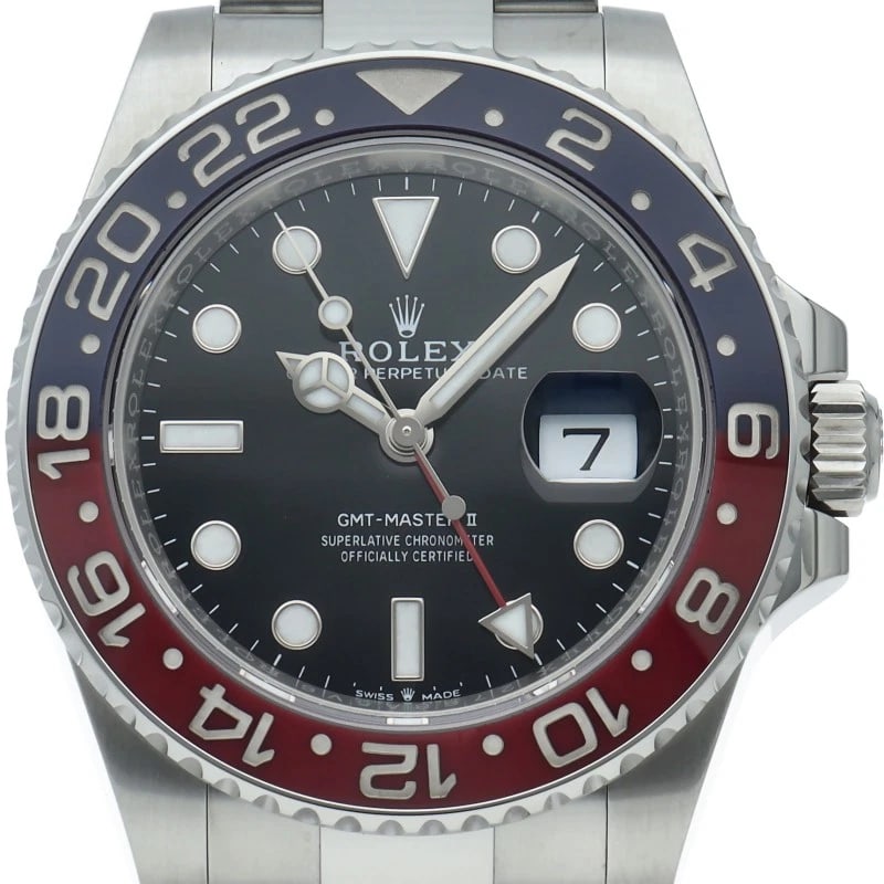 ROLEX WATCH STAINLESS STEEL BLACK WATCH: ROLEX Watch Stainless Steel black watch Brand: ROLEX Type/Style: Wristwatch Material: Stainless Steel Color: black Size: Case Diameter(H):About 1.6 inch Case Diameter(W):About 1.6 inch Wrist size:Abou