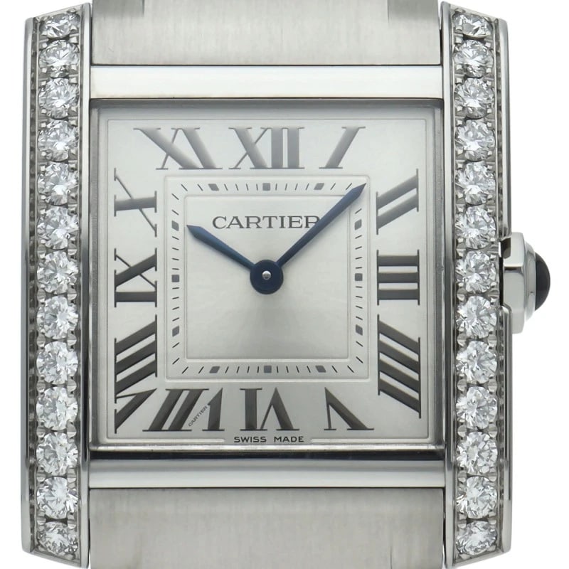 CARTIER WATCH DIAMOND STAINLESS STEEL WATCH (1 of 4)