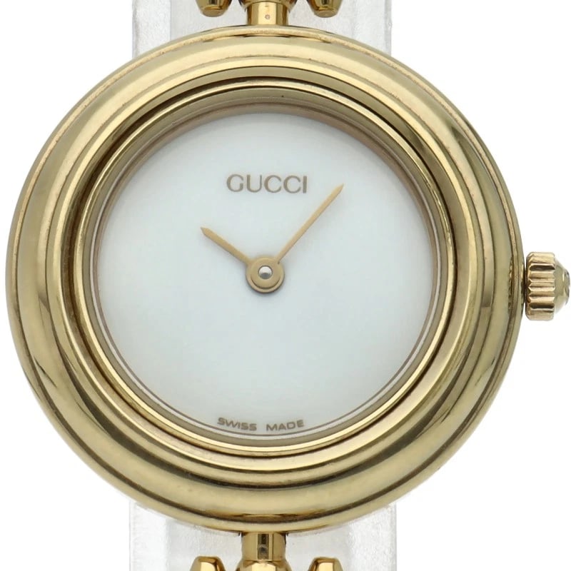 GUCCI WATCH GOLD PLATED WATCH (1 of 4)