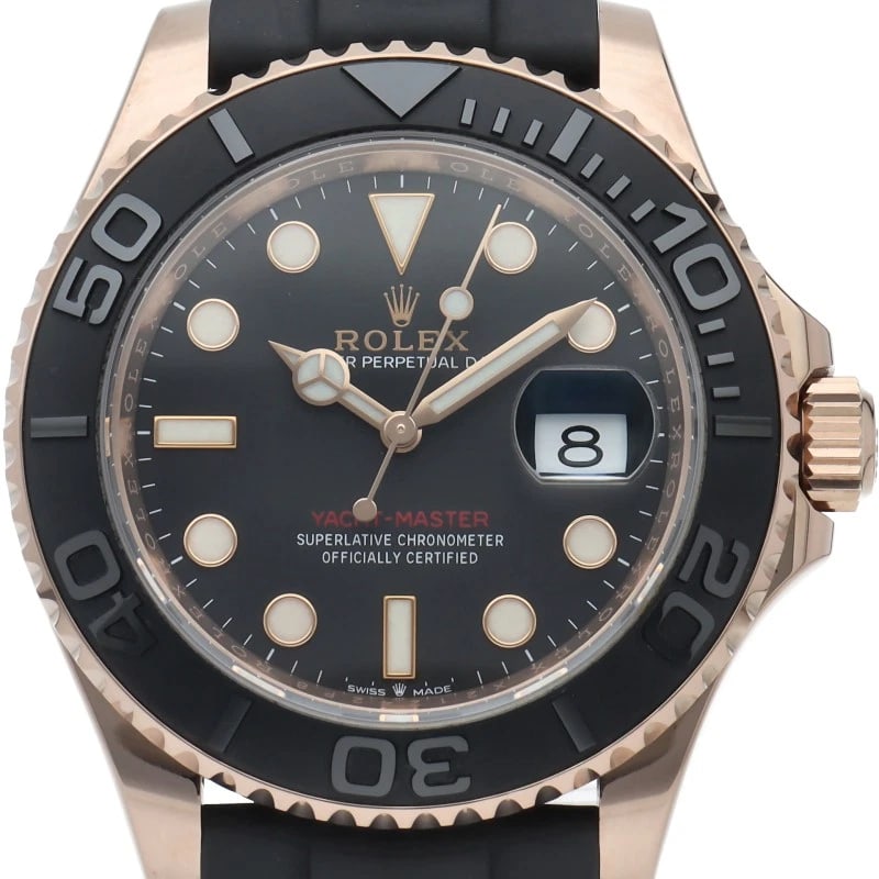 ROLEX WATCH K18PG/RUBBER BLACK WATCH: ROLEX Watch K18PG/rubber black watch Brand: ROLEX Type/Style: Wristwatch Material: K18PG/rubber Color: black Size: Case Diameter(H):About 1.6 inch Case Diameter(W):About 1.6 inch Wrist size:About 7.3 