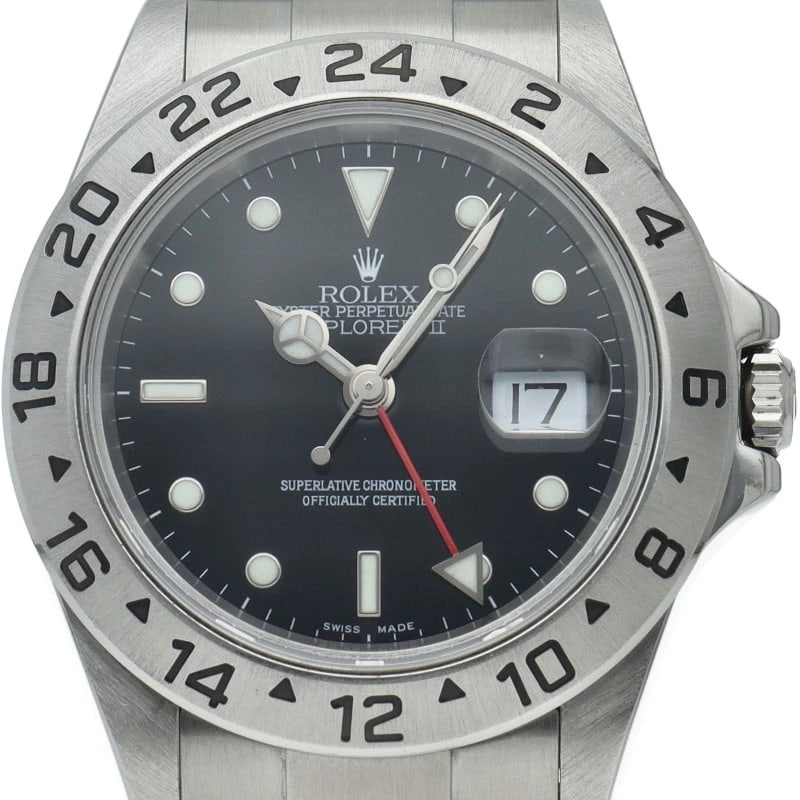 ROLEX STAINLESS STEEL WATCH BLACK WATCH: ROLEX Stainless Steel Watch black watch Brand: ROLEX Type/Style: Wristwatch Material: Stainless Steel Color: black Size: Case Diameter(H):About 1.6 inch Case Diameter(W):About 1.6 inch Wrist size:Abou