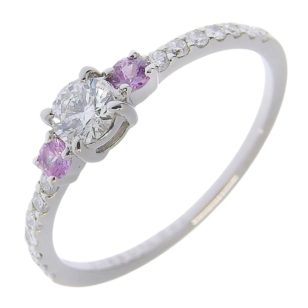 RING PT950PLATINUM/DIAMOND: Ring Pt950Platinum/diamond Brand: no brand Type/Style: Ring Material: Pt950Platinum Color: Silver Size: 5.25 US Accessories: None Accessories Notice: When purchasing pre-owned goods, please refer to
