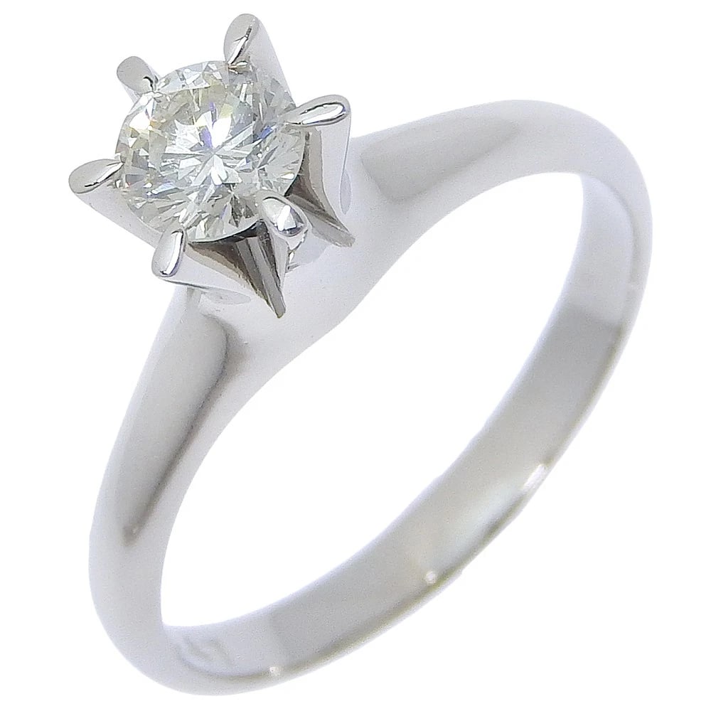 RING PT900PLATINUM/DIAMOND: Ring Pt900Platinum/diamond Brand: no brand Type/Style: Ring Material: Pt900Platinum Color: Silver Size: 7.2(US Size) Accessories: None Accessories Notice: When purchasing pre-owned goods,