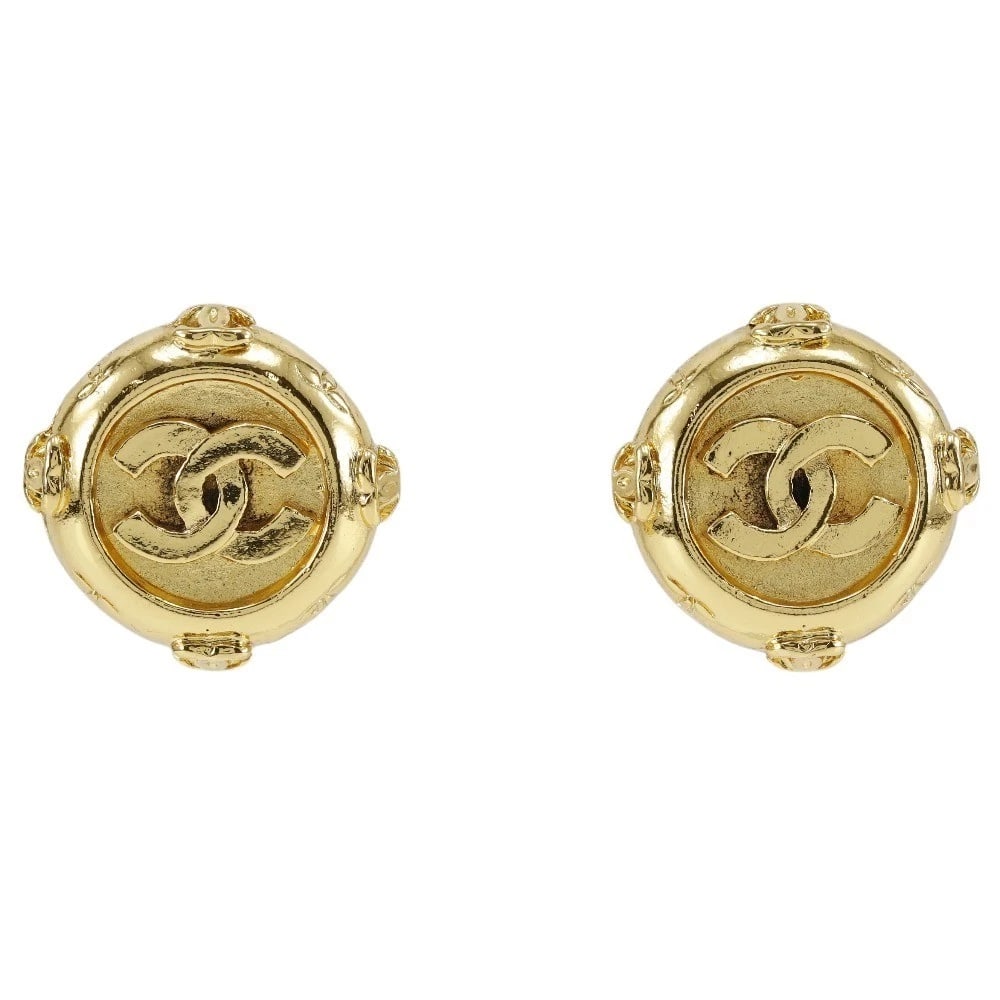 CHANEL EARRING PLATED GOLD (1 of 3)
