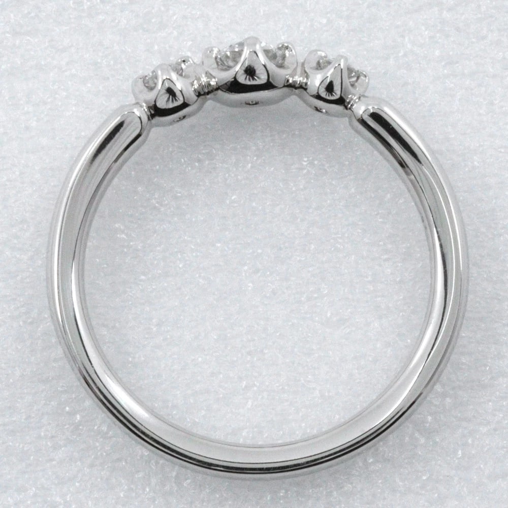 4? 3P RING PT950PLATINUM/DIAMOND - 2