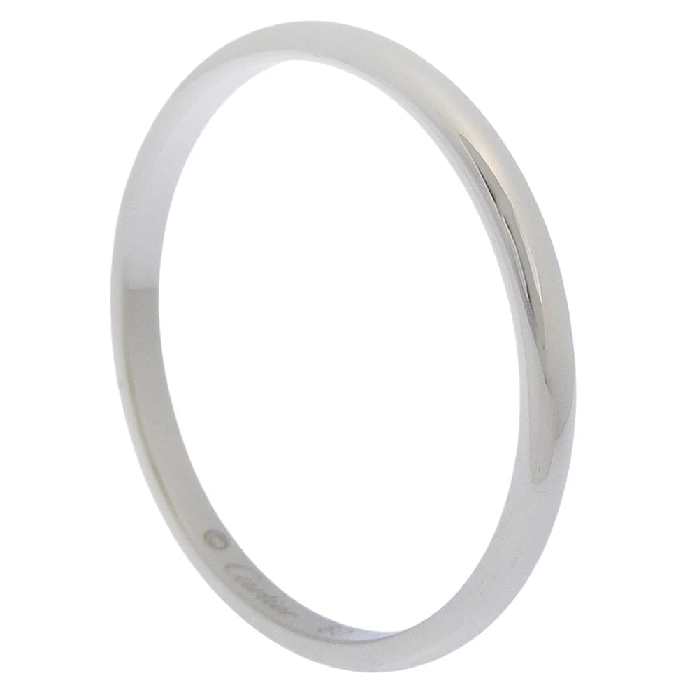 CARTIER WEDDING RING RING PT950PLATINUM: CARTIER Wedding ring Ring Pt950Platinum Brand: CARTIER Type/Style: Ring Material: Pt950Platinum Color: Silver Size: 9.2(US Size) Accessories: None Accessories Notice: When purchasing pre-o