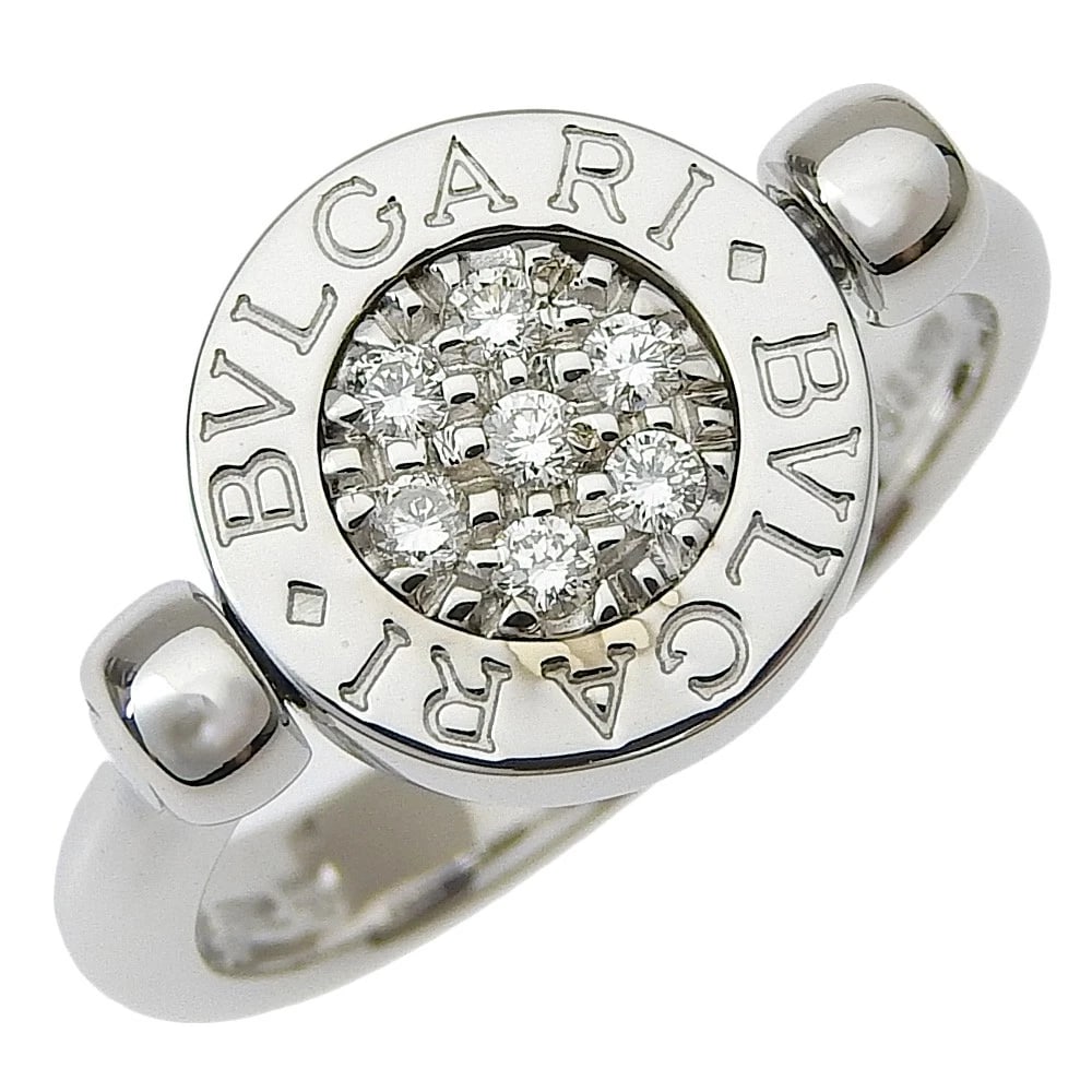 BVLGARI RING FLIP K18 WHITE GOLD/LAPIS LAZULI/DIAMOND (1 of 4)