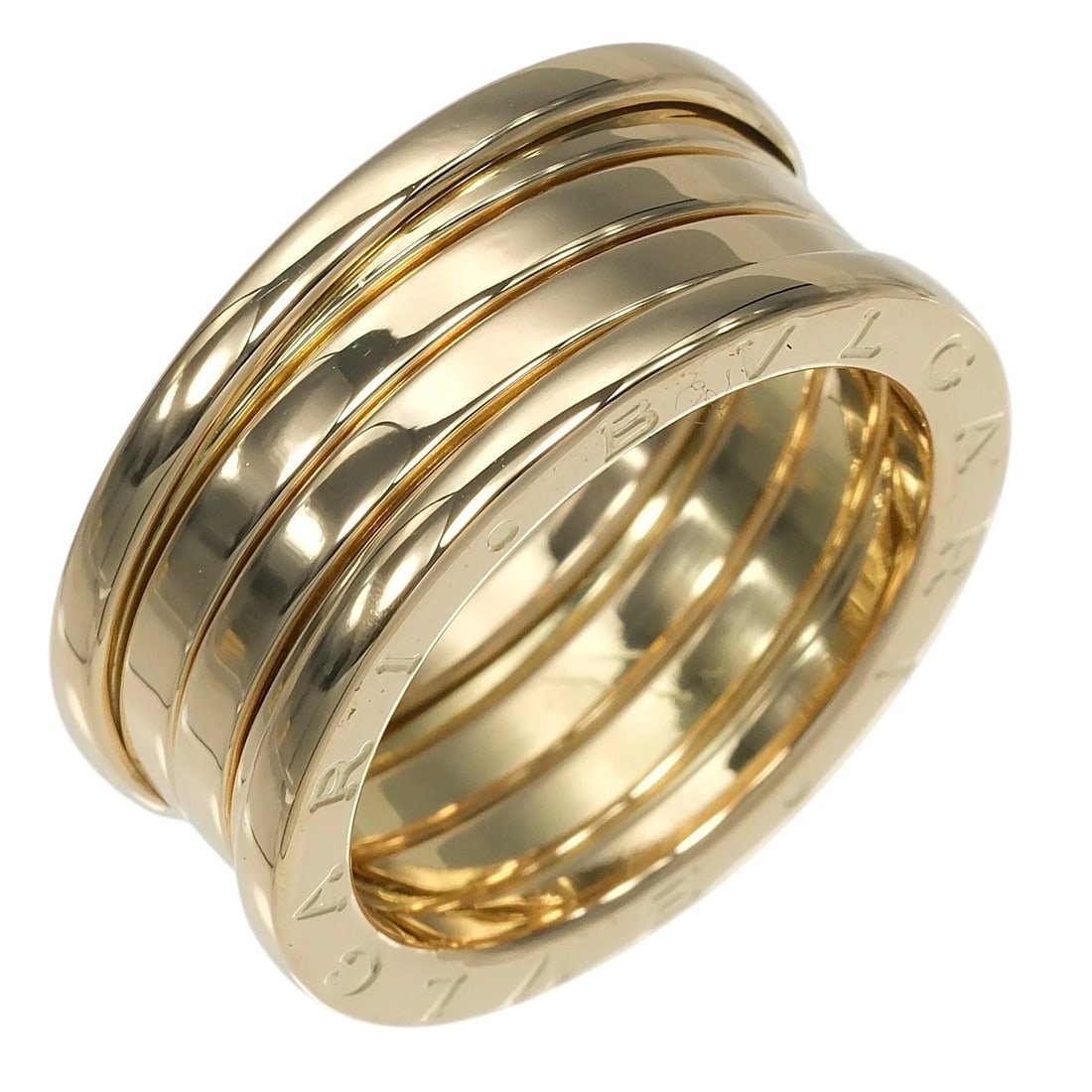 BVLGARI BE ZERO ONE 4 BAND RING K18 YELLOW GOLD: BVLGARI Be Zero One 4 Band Ring K18 yellow gold Brand: BVLGARI Type/Style: Ring Material: K18 yellow gold Color: Gold Size: 7.4(US Size) Accessories: None Accessories Notice: When purchasi