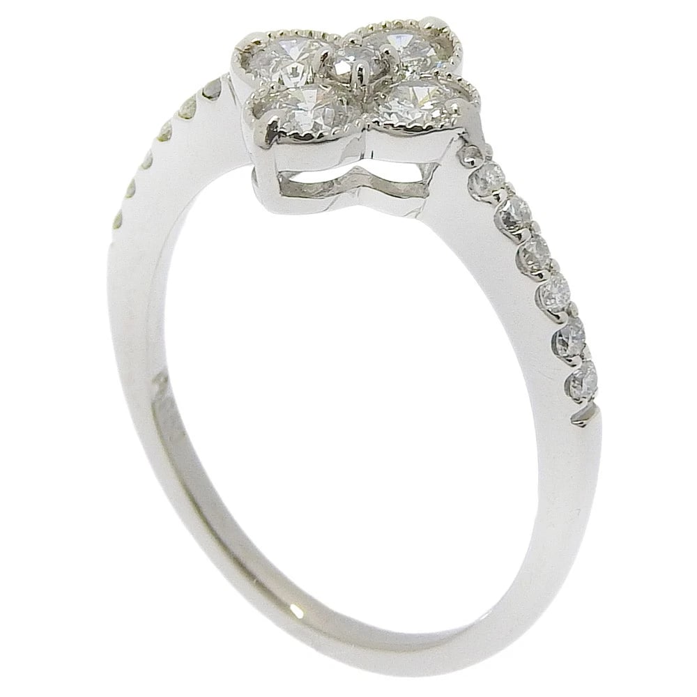 FLOUR RING PT950PLATINUM/DIAMOND - 2
