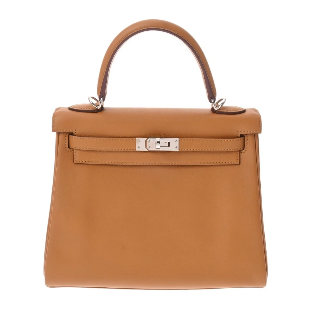 HERMES KELLY 25 INSEAM VAUX SWIFT SESAME 2WAY BAG: HERMES Kelly 25 Inseam Vaux Swift Sesame 2WAY bag Brand: HERMES Type/Style: 2WAY bag Material: Vaux Swift Color: Sesame ? SilverMetal Size: H:about 7.5inch W:about 9.4inch Bottom D:about 3.7inch A
