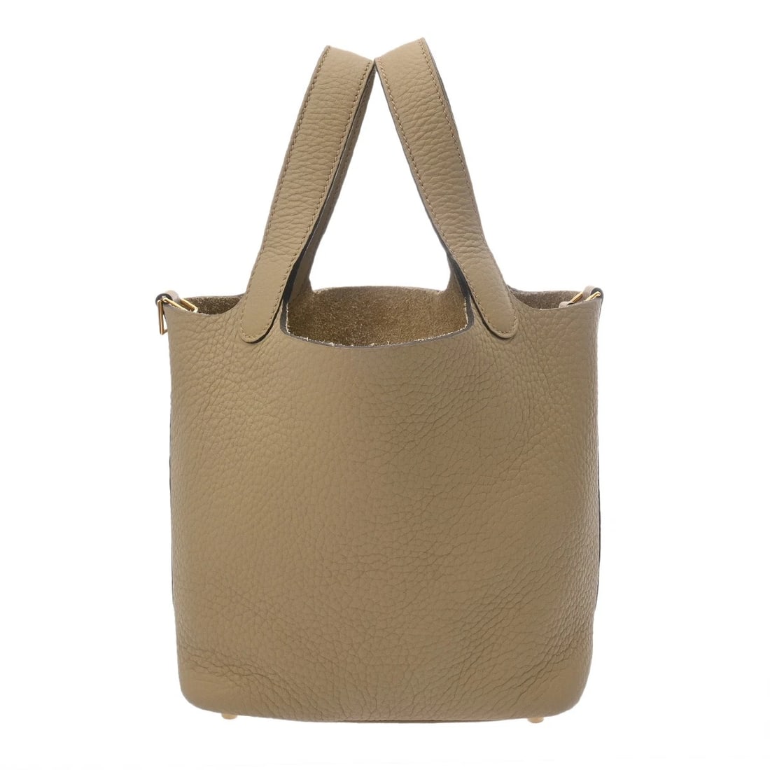 HERMES PICOTIN LOCK PM TAURILLON CLECE BEIGE MARFA HANDBAG: HERMES Picotin Lock PM Taurillon Clece beige marfa Handbag Brand: HERMES Type/Style: Handbag Material: Taurillon Clece Color: beige marfa ? Gold Metal Size: H:about 7.5inch W:about 7.1inch D:about 5.3