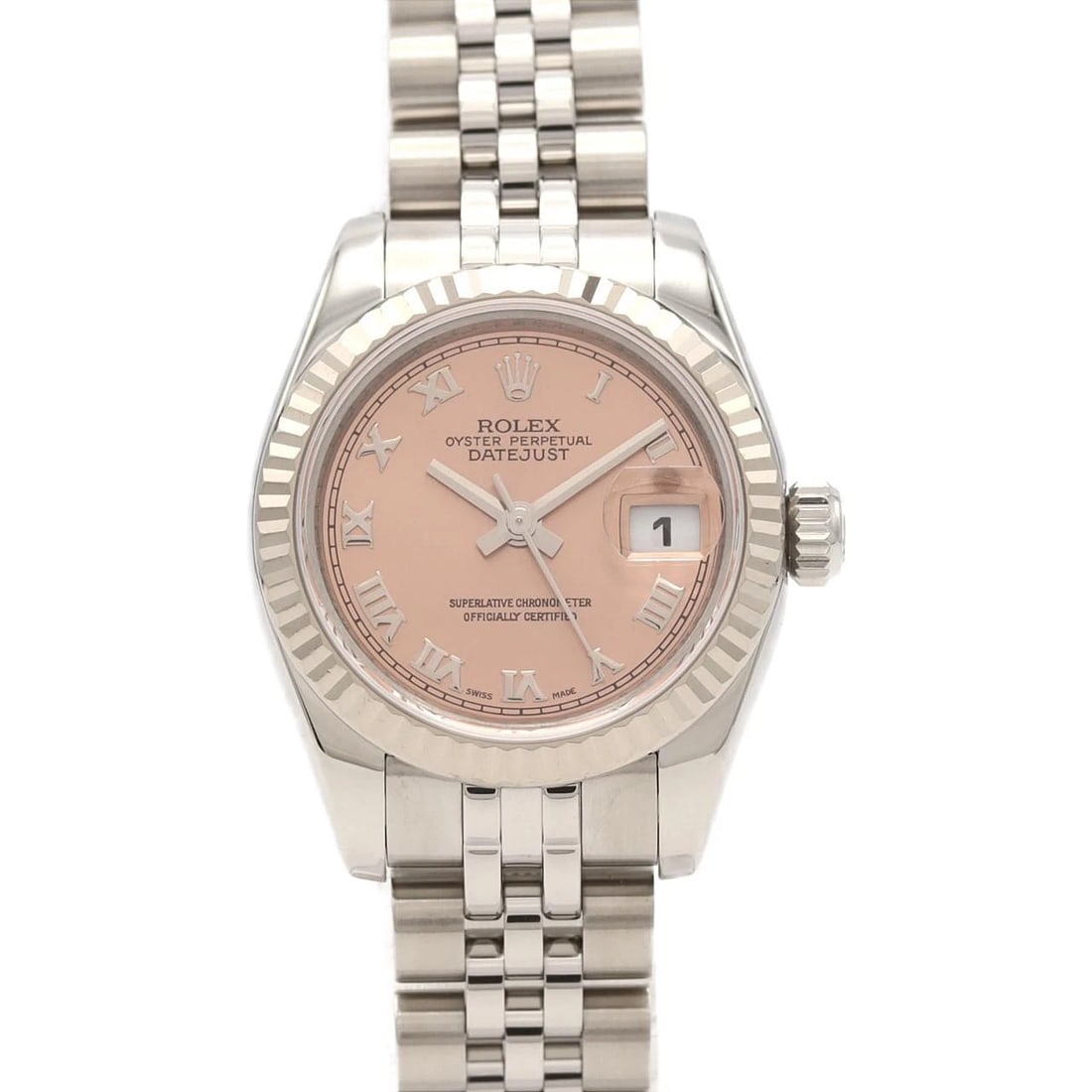 ROLEX DATEJUST SSXWG MECHANICAL AUTOMATIC WATCH: Rolex Datejust SSxWG Mechanical Automatic watch Brand: ROLEX Type/Style: Wrist watch Material: Case: Stainless steel x white gold Bracelet: Stainless steel Color: Dial color: Pink/Roman Size: Case dia