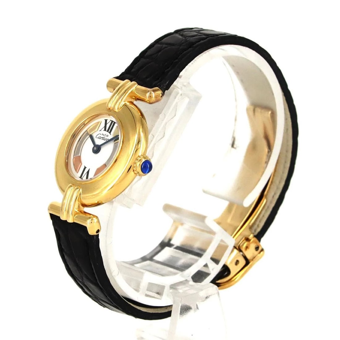 CARTIER GOLD PLATED WATCH - 2