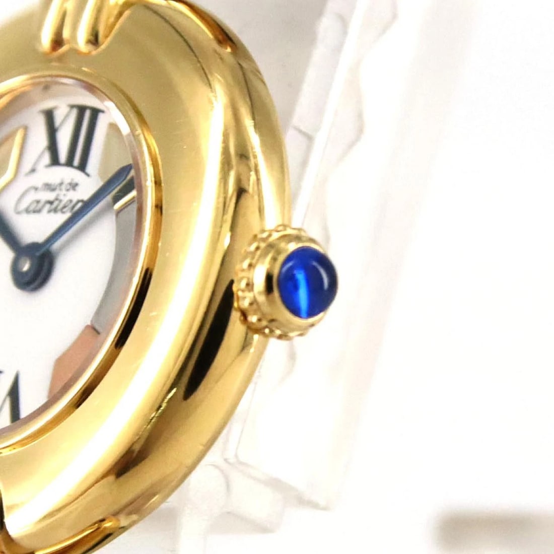 CARTIER GOLD PLATED WATCH - 3