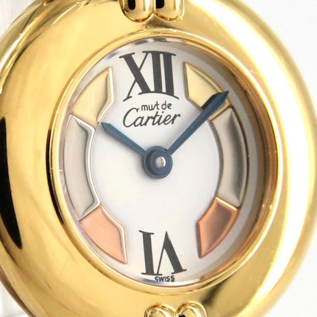 CARTIER GOLD PLATED WATCH - 4
