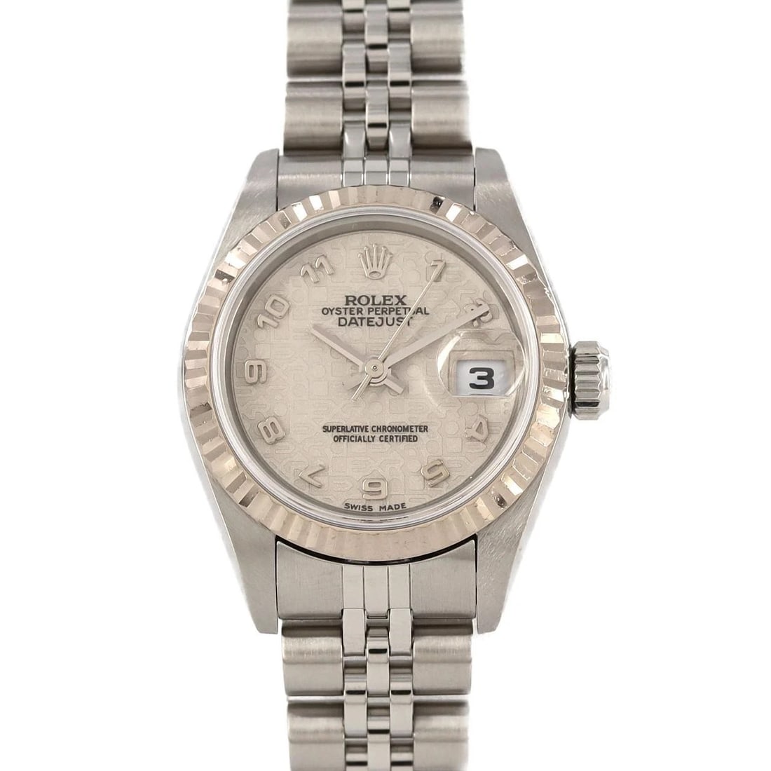 ROLEX DATEJUST SSXWG MECHANICAL AUTOMATIC WATCH: Rolex Datejust SSxWG Mechanical Automatic watch Brand: ROLEX Type/Style: Wrist watch Material: Case: Stainless steel x white gold Bracelet: Stainless steel Color: Dial Color: Ivory Computer/Arabic Siz