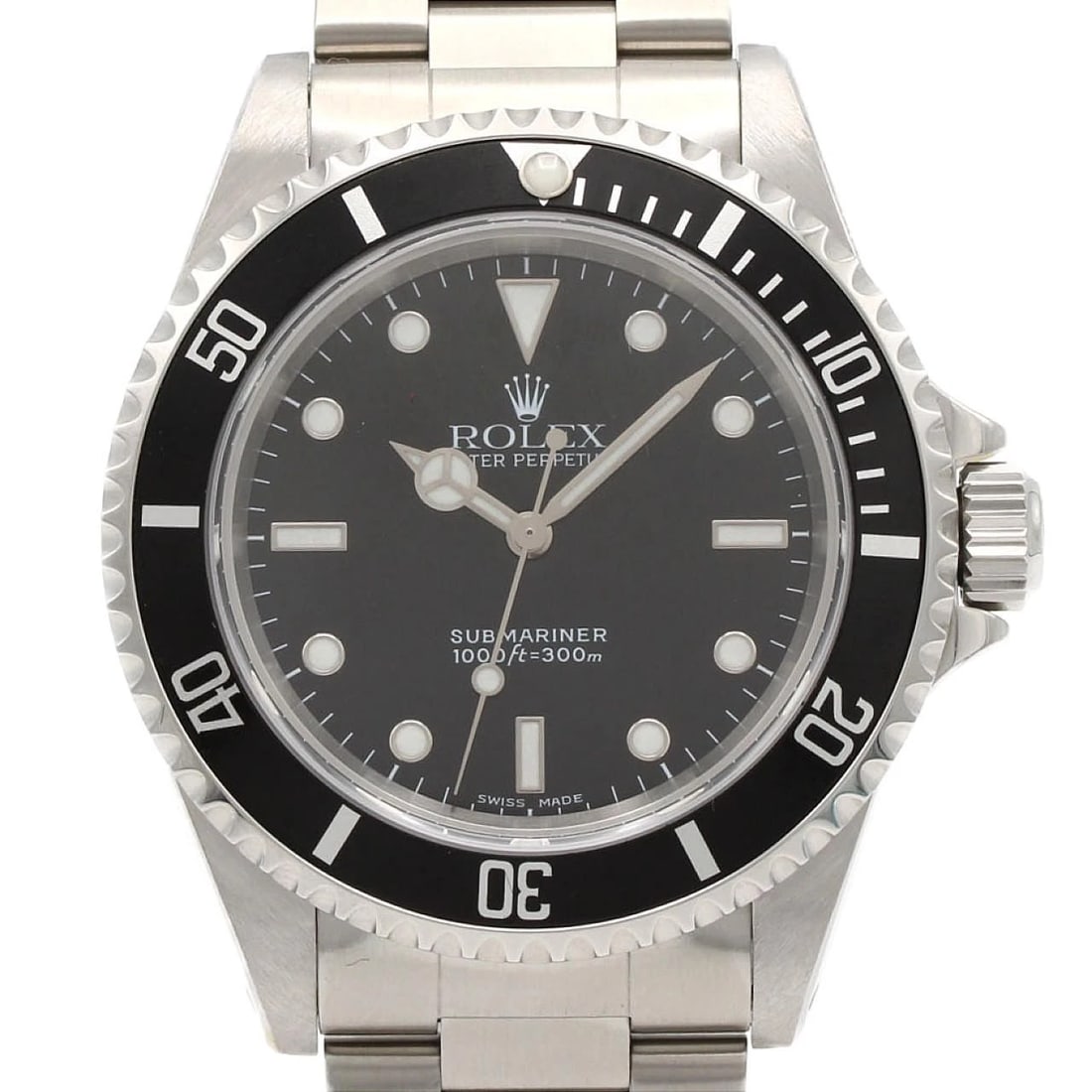 ROLEX SUBMARINER STAINLESS STEEL MECHANICAL WATCH: Rolex Submariner Stainless Steel Mechanical watch Brand: ROLEX Type/Style: Wrist watch Material: Case: Stainless Steel Breath: Stainless Steel Color: Dial Color: Black Size: Case diameter: Approx. 40 