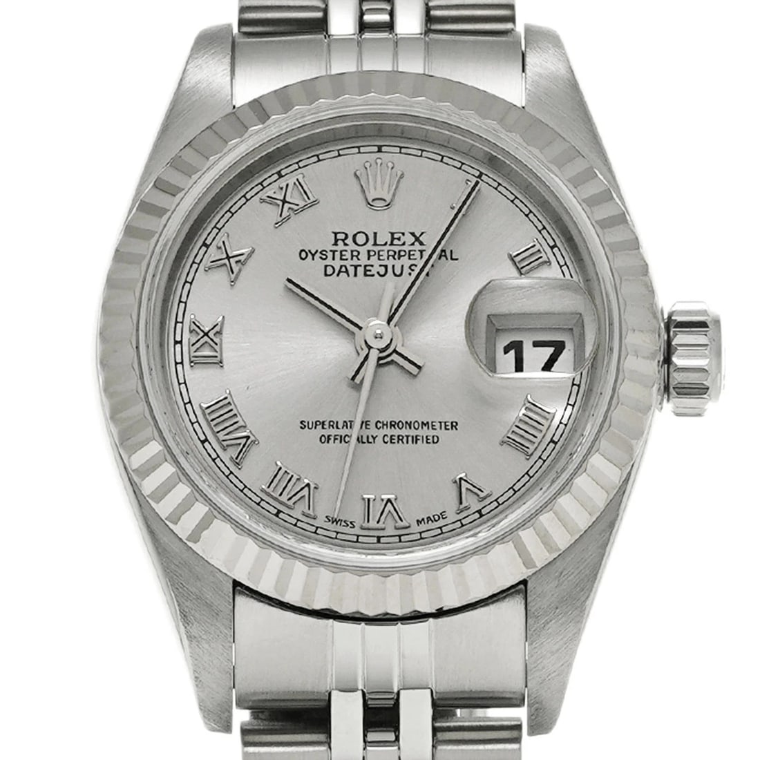 ROLEX DATEJUST STAINLESS STEEL WATCH - 4