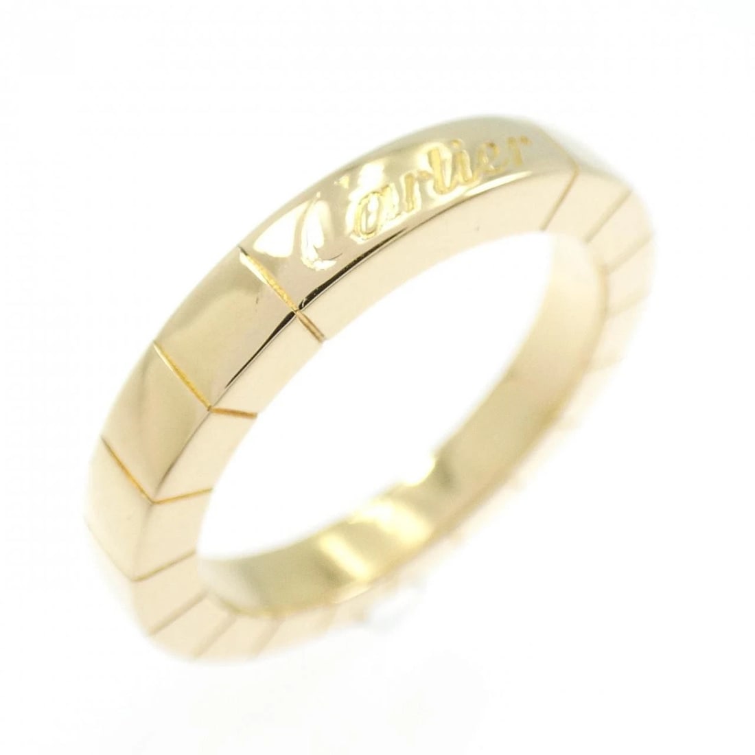 CARTIER LANIER RING: Cartier Lanier Ring Brand: CARTIER Type/Style: Cartier Ring Material: 750 yellow gold Color: Yellow Gold Size: US4(47) Accessories: None Accessories Notice: When purchasing pre-owned goods, please