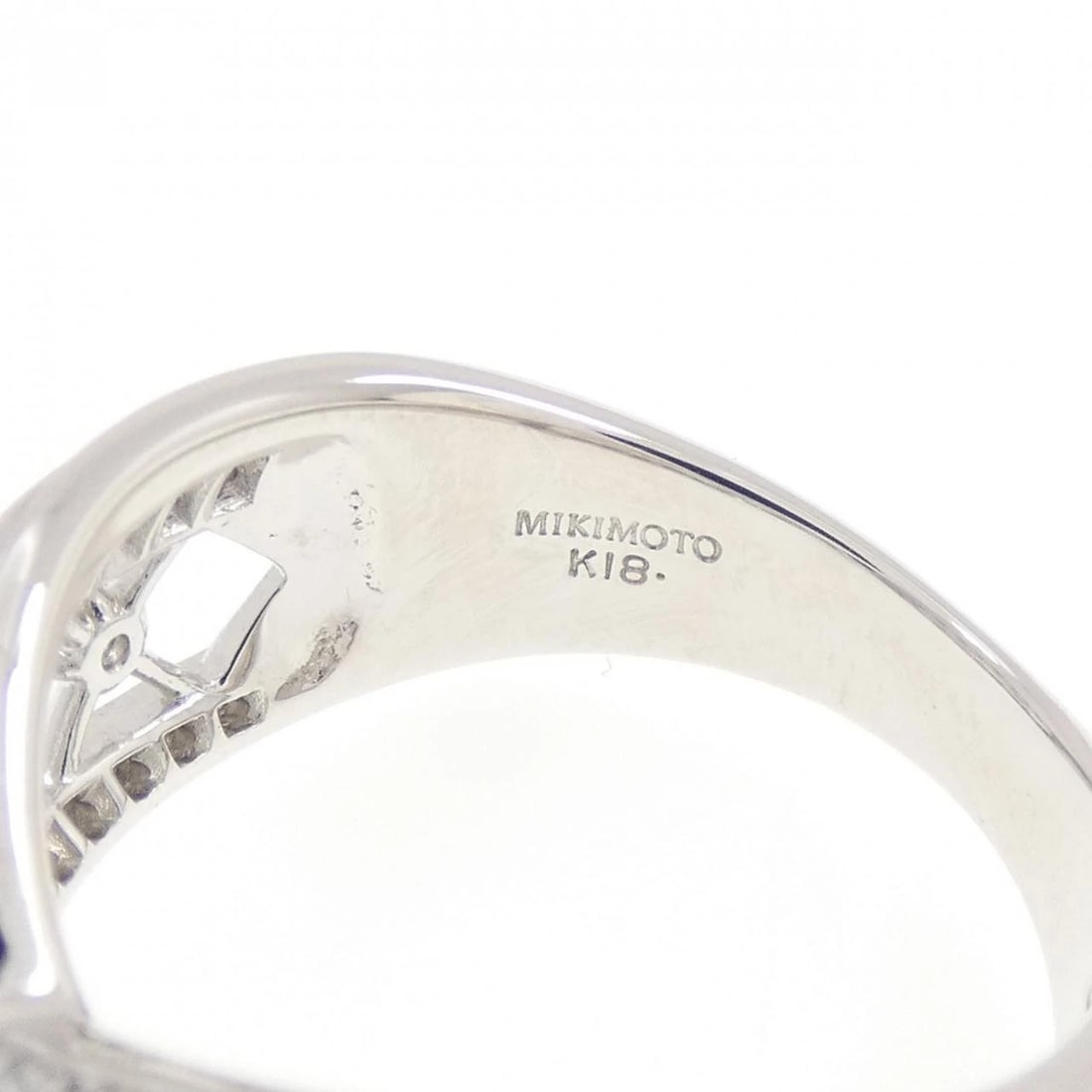 MIKIMOTO DIAMOND RING - 3