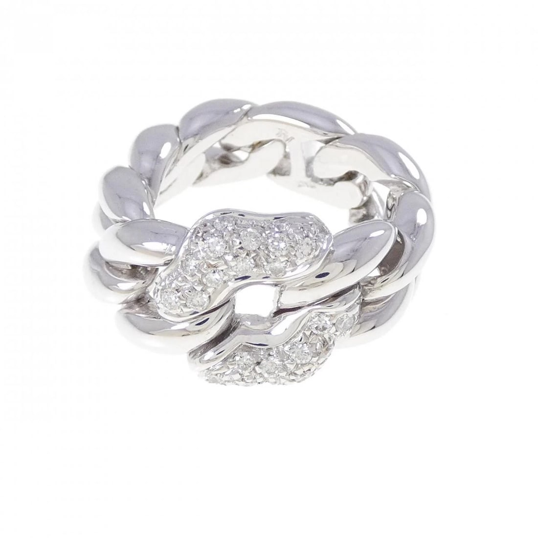 PONTE VECCHIO DIAMOND RING: Ponte Vecchio Diamond Ring Brand: Ponte Vecchio Type/Style: Ponte Vecchio Ring Material: 750 white gold Main Stone Natural Color: White Gold Size: US6 1/2 Accessories: None Accessories Not