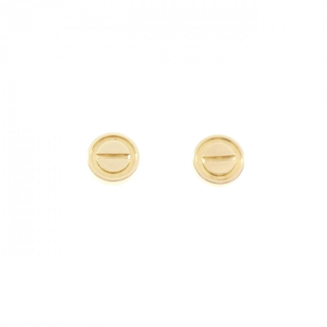 CARTIER LOVE PIERCE: Cartier Love Pierce Brand: CARTIER Type/Style: Cartier Pierce/Earring Material: 750 yellow gold Color: Yellow Gold Size: Actual Size Diameteraround: 7.2mm Accessories: None Accessories Notice: When