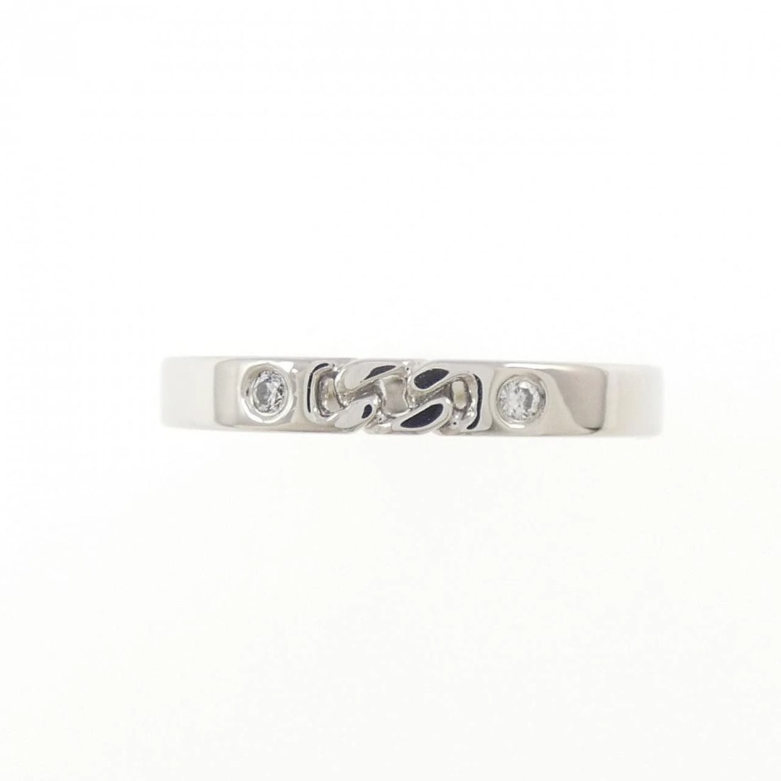 HERMES EVER SELLIER RING: Hermes Ever Sellier Ring Brand: HERMES Type/Style: Hermes Ring Material: Platinum950 Main Stone Natural Color: Silver Size: US5(49) Accessories: None Accessories Notice: When purchasing pre-owned