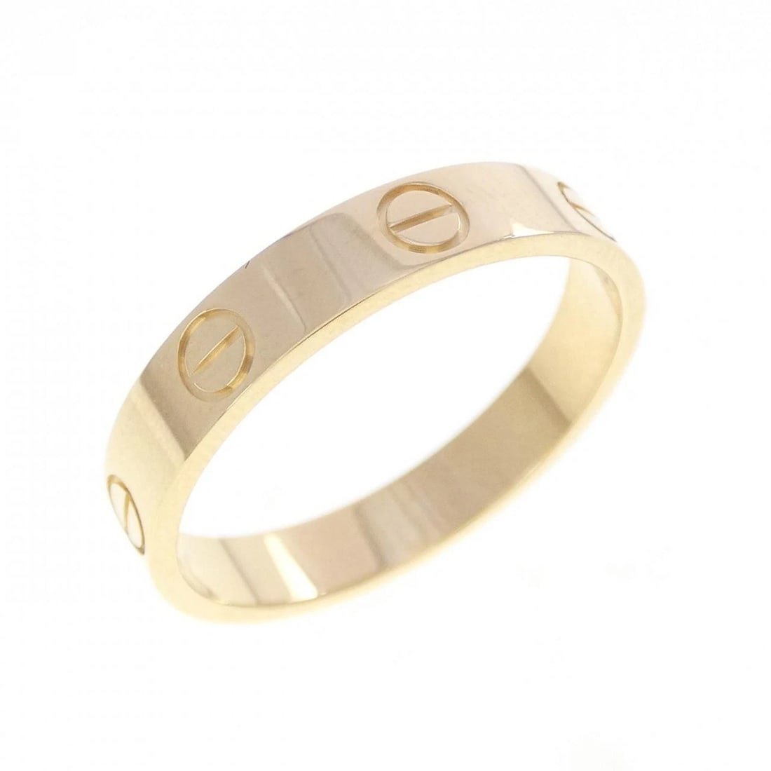 CARTIER MINI LOVE RING: Cartier Mini Love Ring Brand: CARTIER Type/Style: Cartier Ring Material: 750 yellow gold Color: Yellow Gold Size: US7 1/2(56) Accessories: None Accessories Notice: When purchasing pre-owned goods,