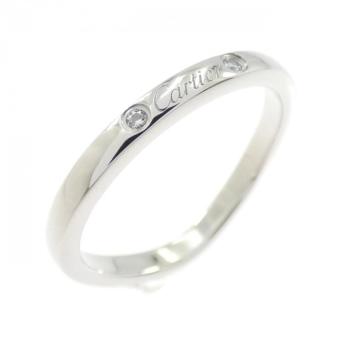 CARTIER BALLERIN RING: Cartier Ballerin Ring Brand: CARTIER Type/Style: Cartier Ring Material: Platinum950 Main Stone Natural Color: Silver Size: US4 1/2(48) Accessories: None Accessories Notice: When purchasing pre-owned