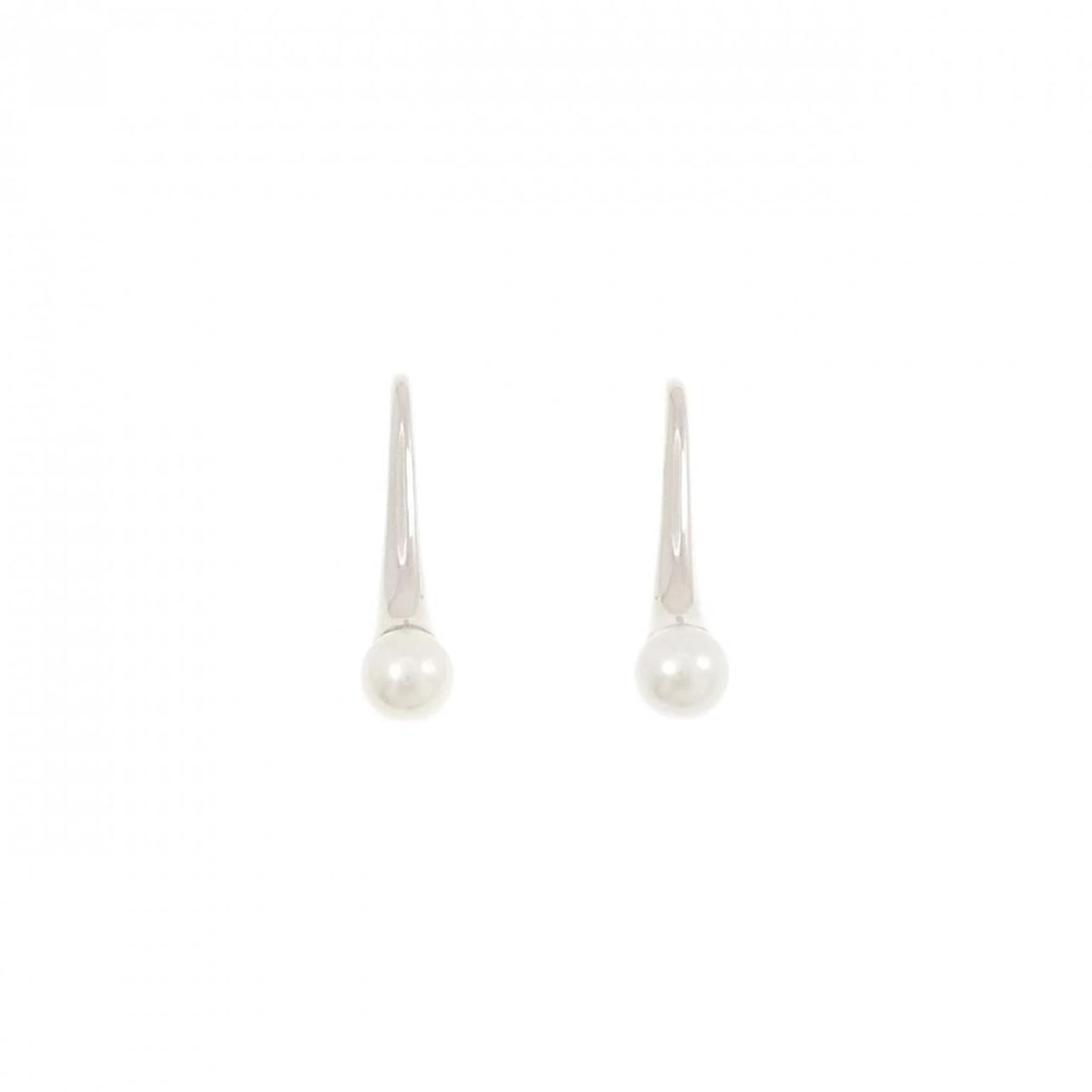 MIKIMOTO AKOYA PEARL PIERCE: Mikimoto Akoya Pearl Pierce Brand: MIKIMOTO Type/Style: MIKIMOTO Pierce/Earring Material: K18 white gold Main Stone Akoya Pearl Color: White Gold Size: Actual Size Approx. length x width: 21.3mm x