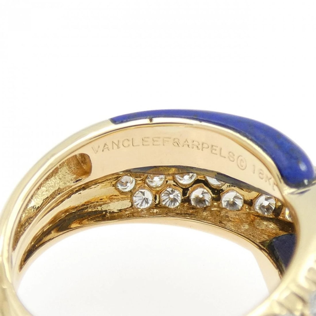 VAN CLEEF & ARPELS LAPIS LAZULI RING - 4